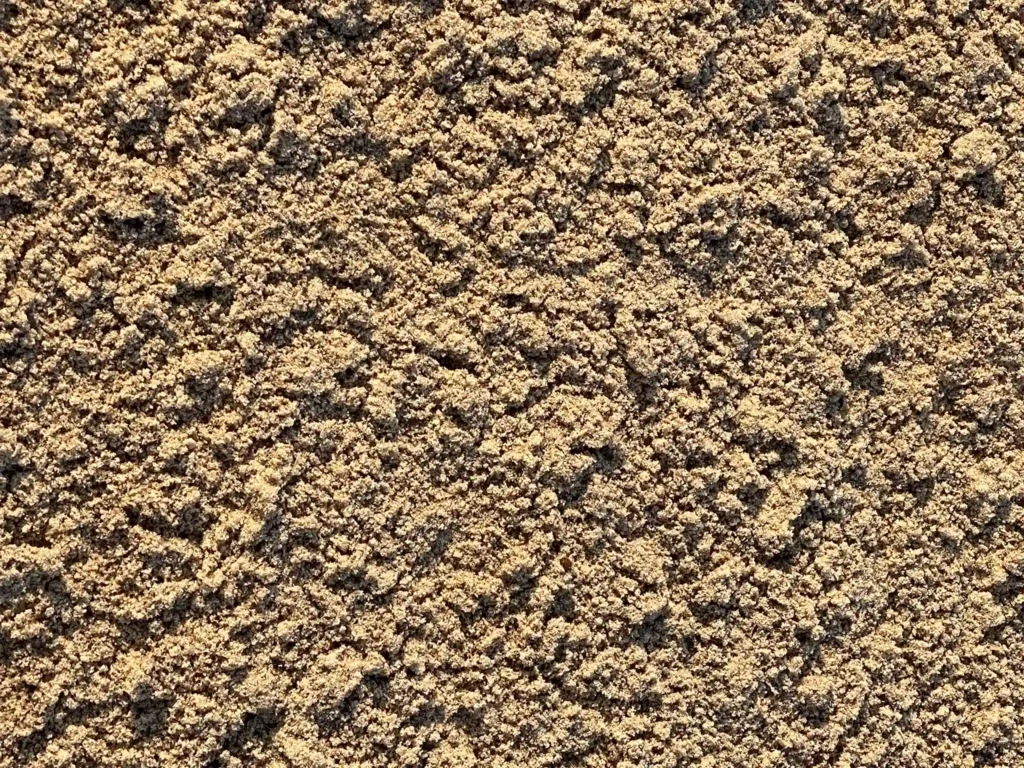 A close-up view of greensmix blend sand.