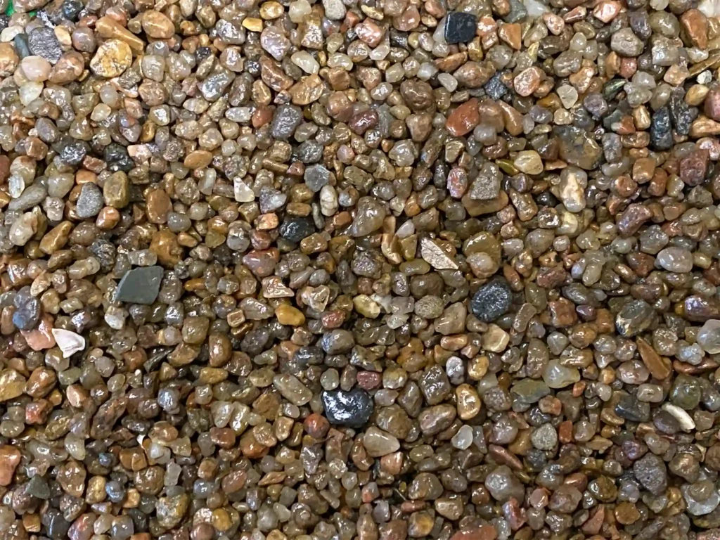 A close-up view of Drainage Gravel.