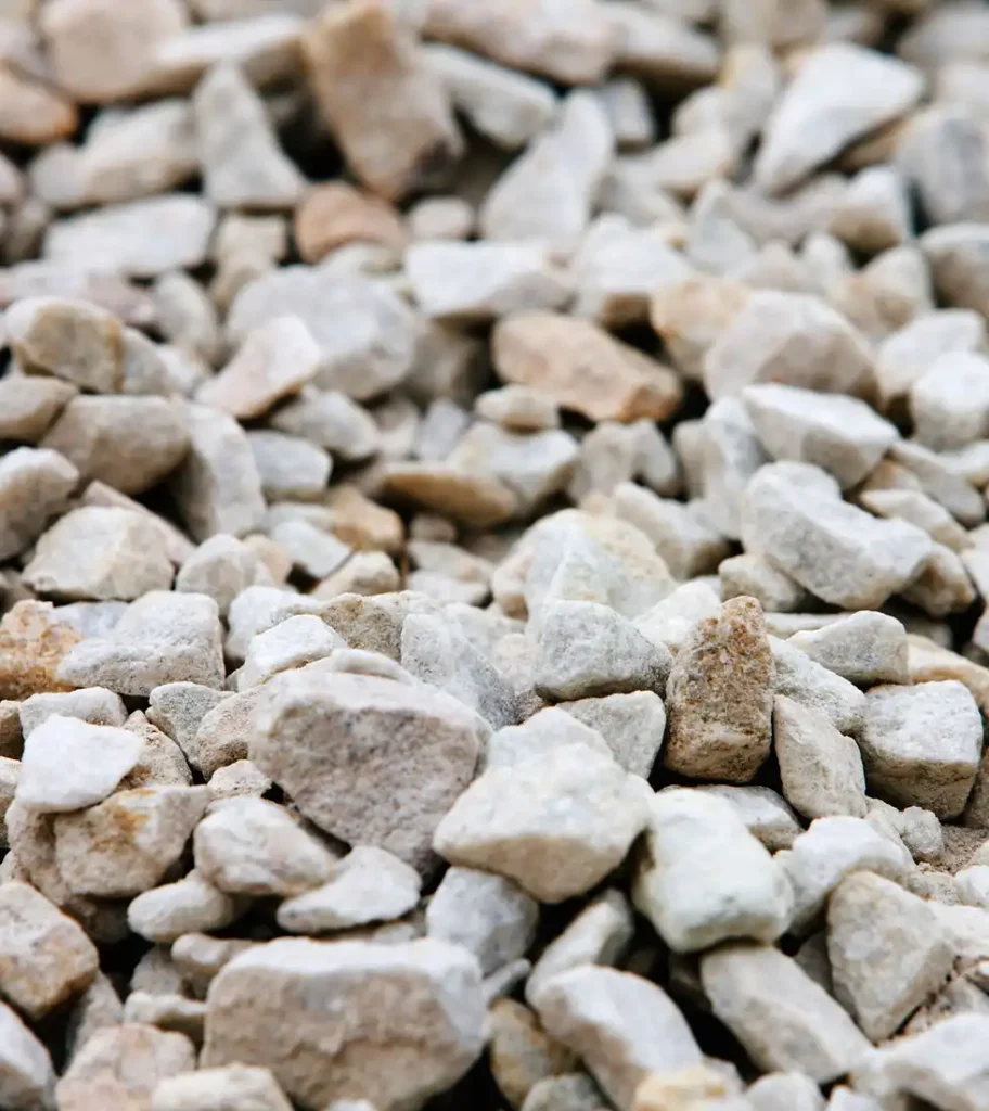 A close up view of rocks.