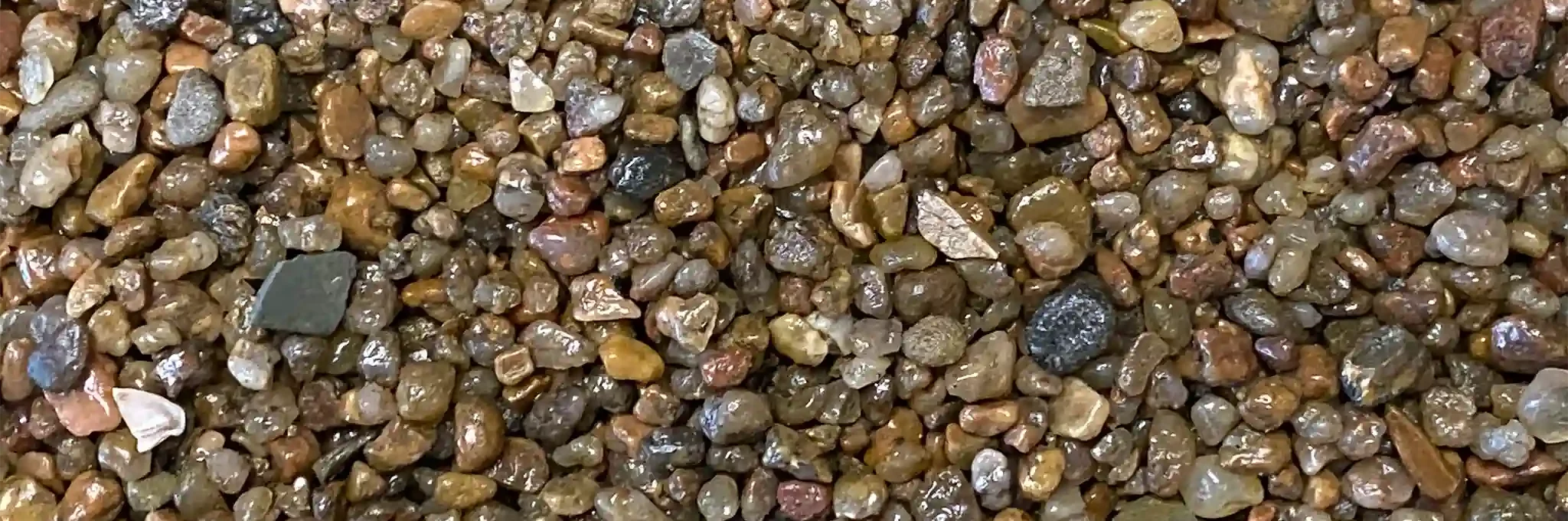 A close-up view of Drainage Gravel.